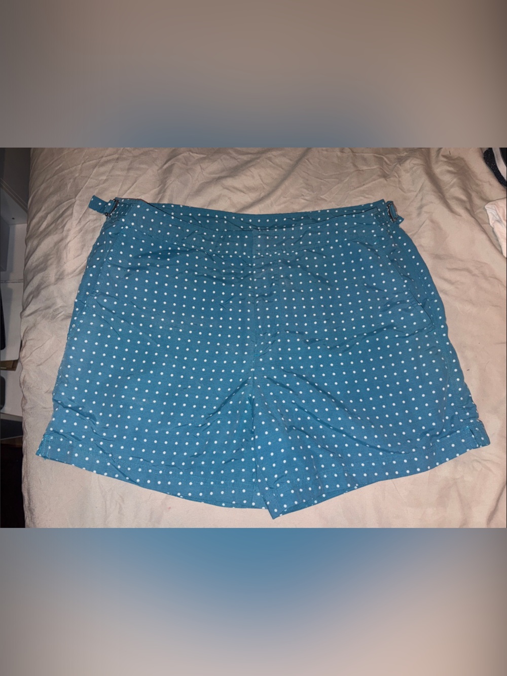 Polka Dot Blue Shorts